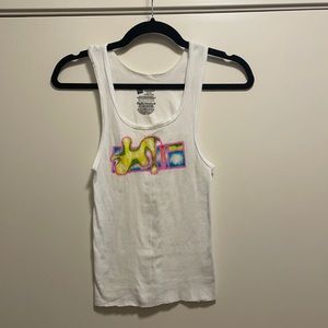 Hand Drawn Mid Crop Tee